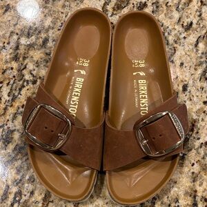 Birkenstock Tan Sandals with Buckle Size 38